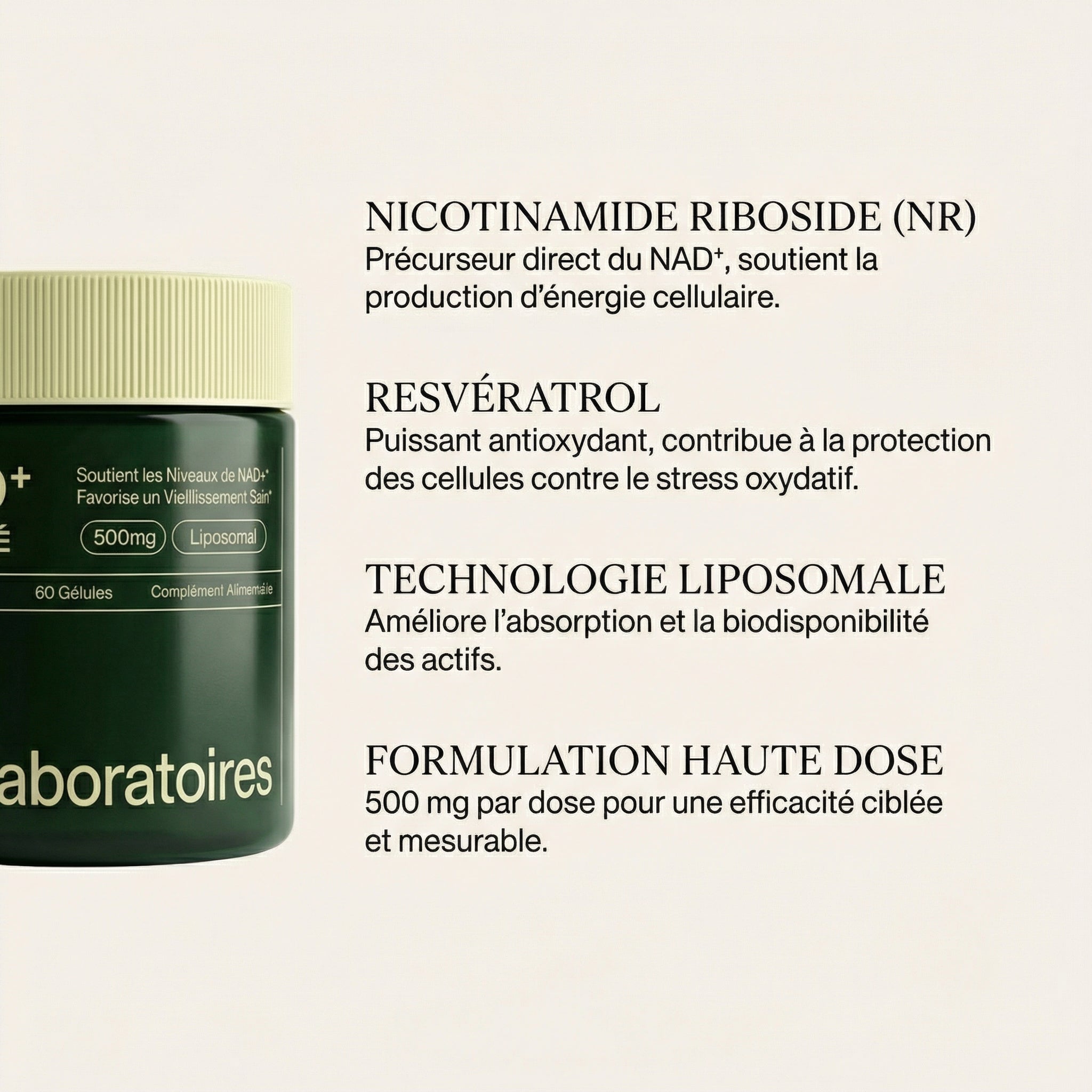 NAD⁺ – Formule Cellulaire